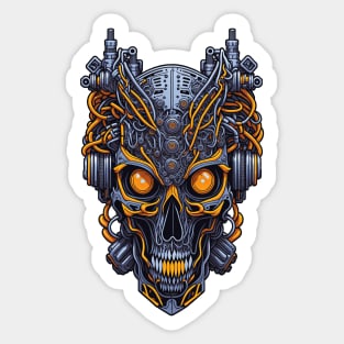 Mecha Skull S03 D59 Sticker